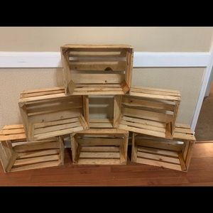 Wooden crates